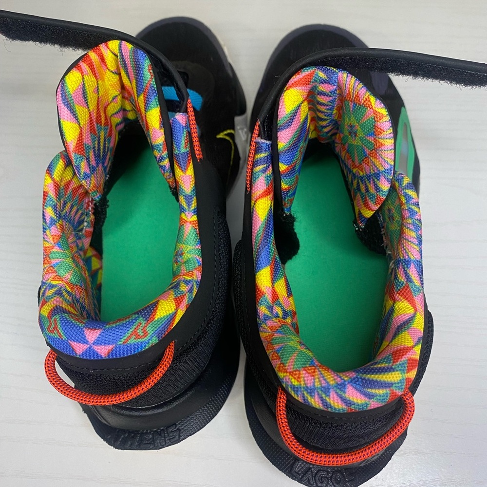 Nike Giannis Immortality 2 Black/Yellow/Green/Blue Sneakers Vibrant Design NWT - Picture 5 of 8